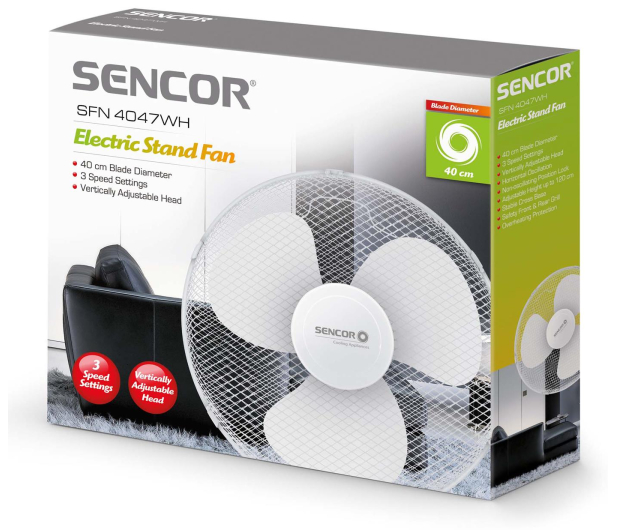 Sencor Wentylator SFN 4047WH - 1099877 - zdjęcie 6